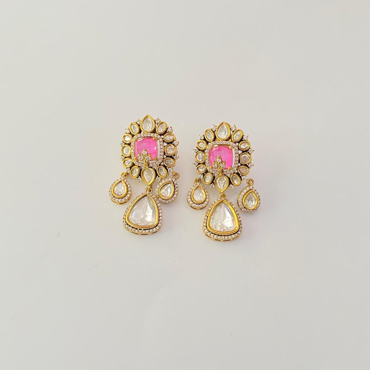 Latest design kundan earring