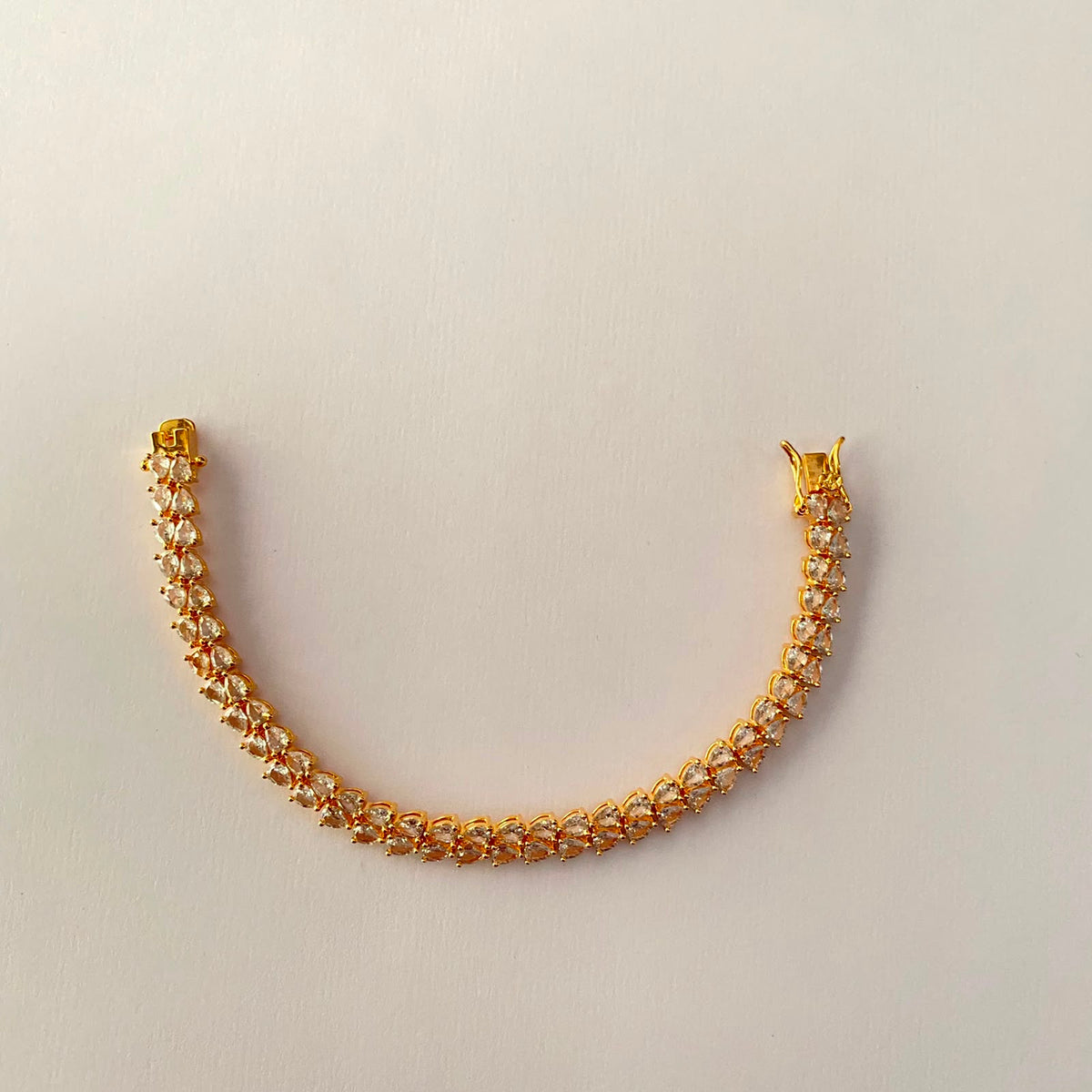 Gold Plated Tennis Bracelet