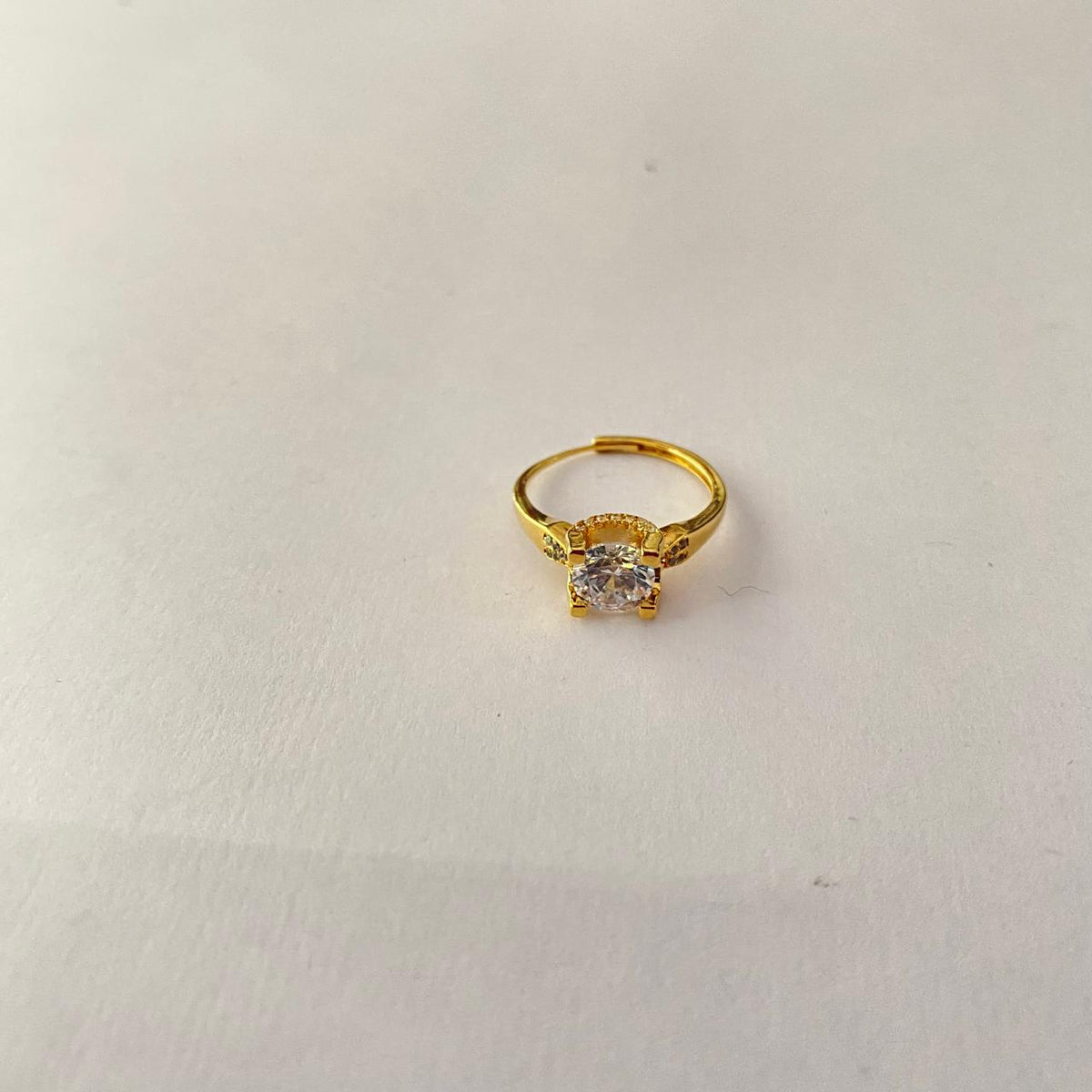 Sleek Gold Plated Ring