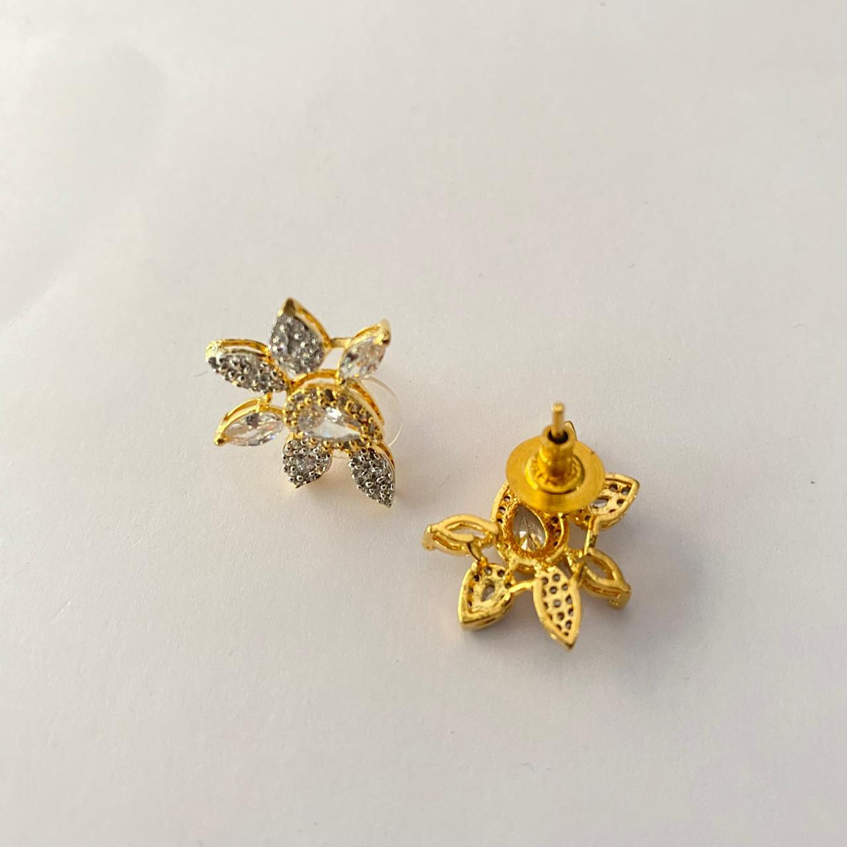 Fancy Gold Plated Earring
