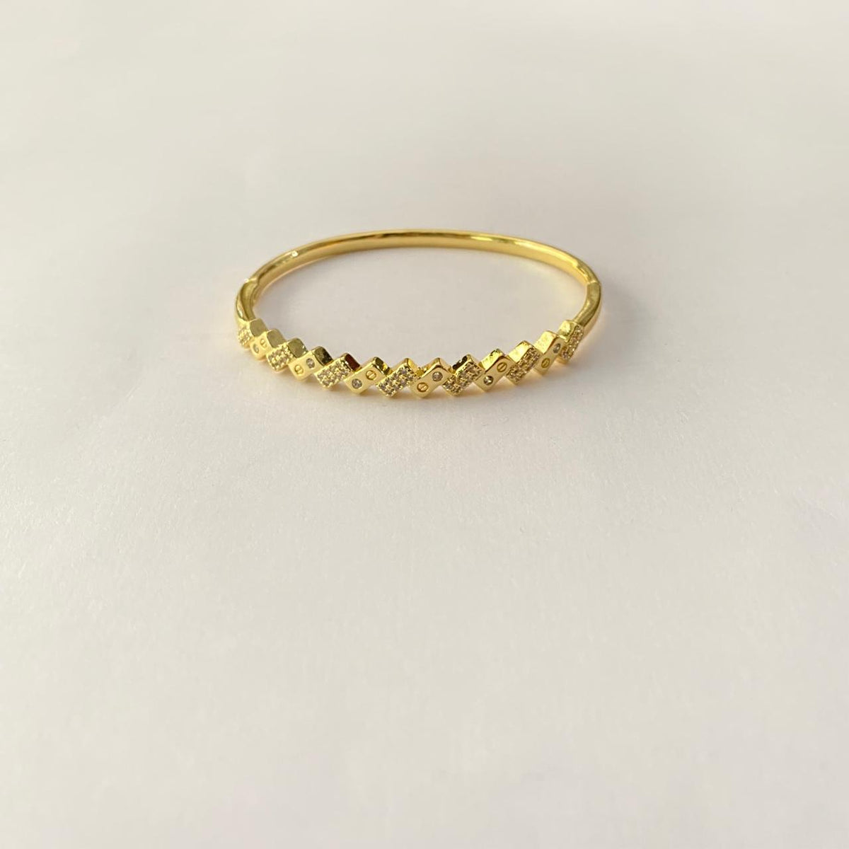 Sleek Gold Plated Bracelet
