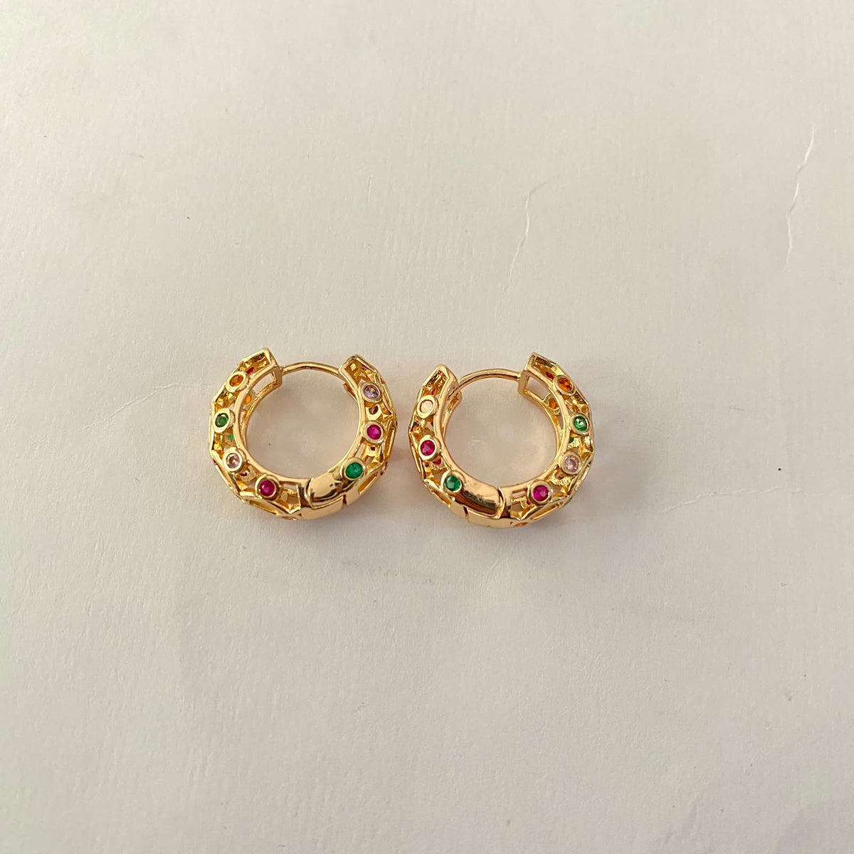 Gold Plated Small Multi Bali