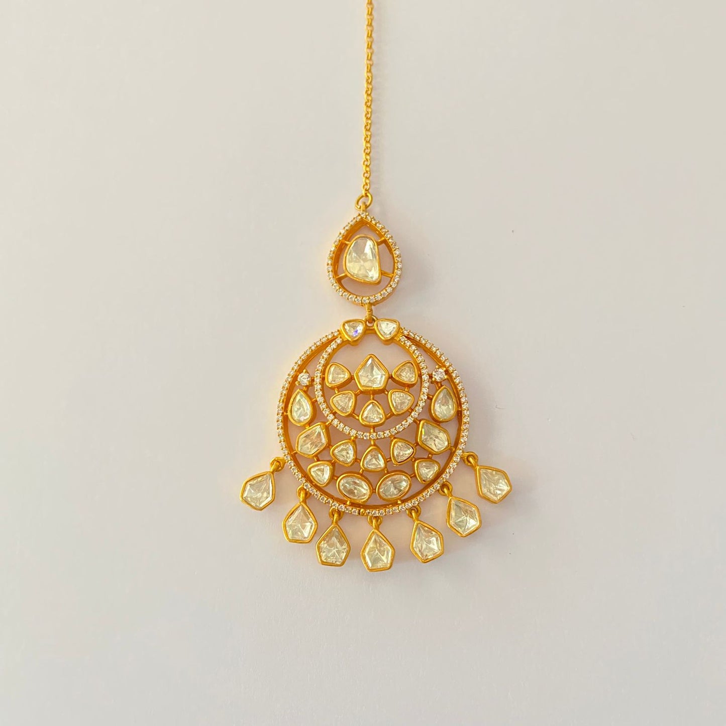 Trendy Moissanite mangtika