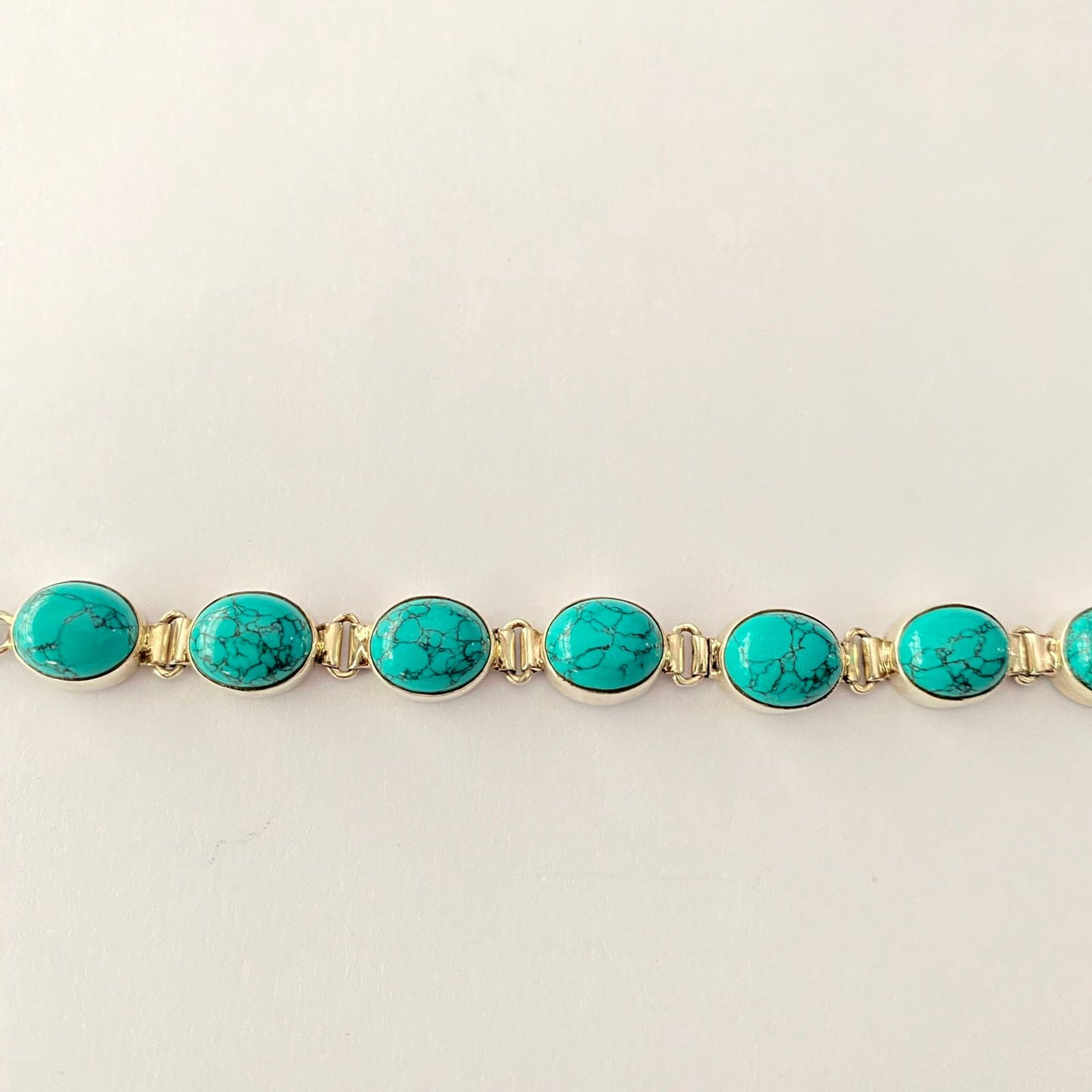 Firoza Pure Silver Bracelet Rakhi