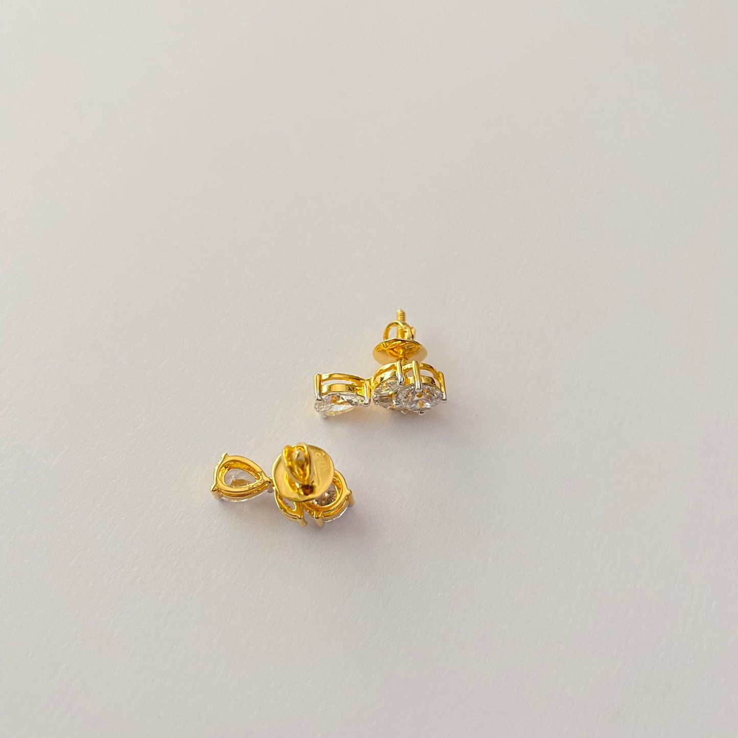 Gold Plated Pure Silver Earring.