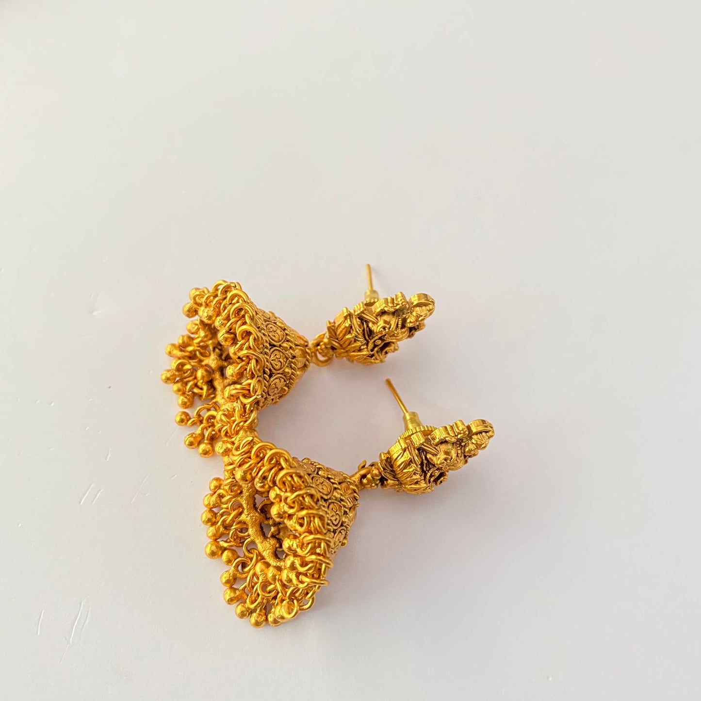 Gold Plated Laxmi Long Necklace Set