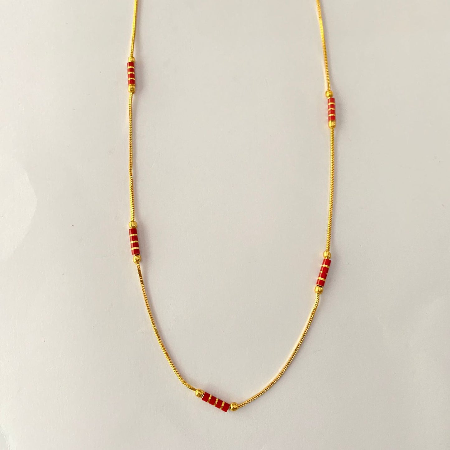 Red Gold Plated Chain