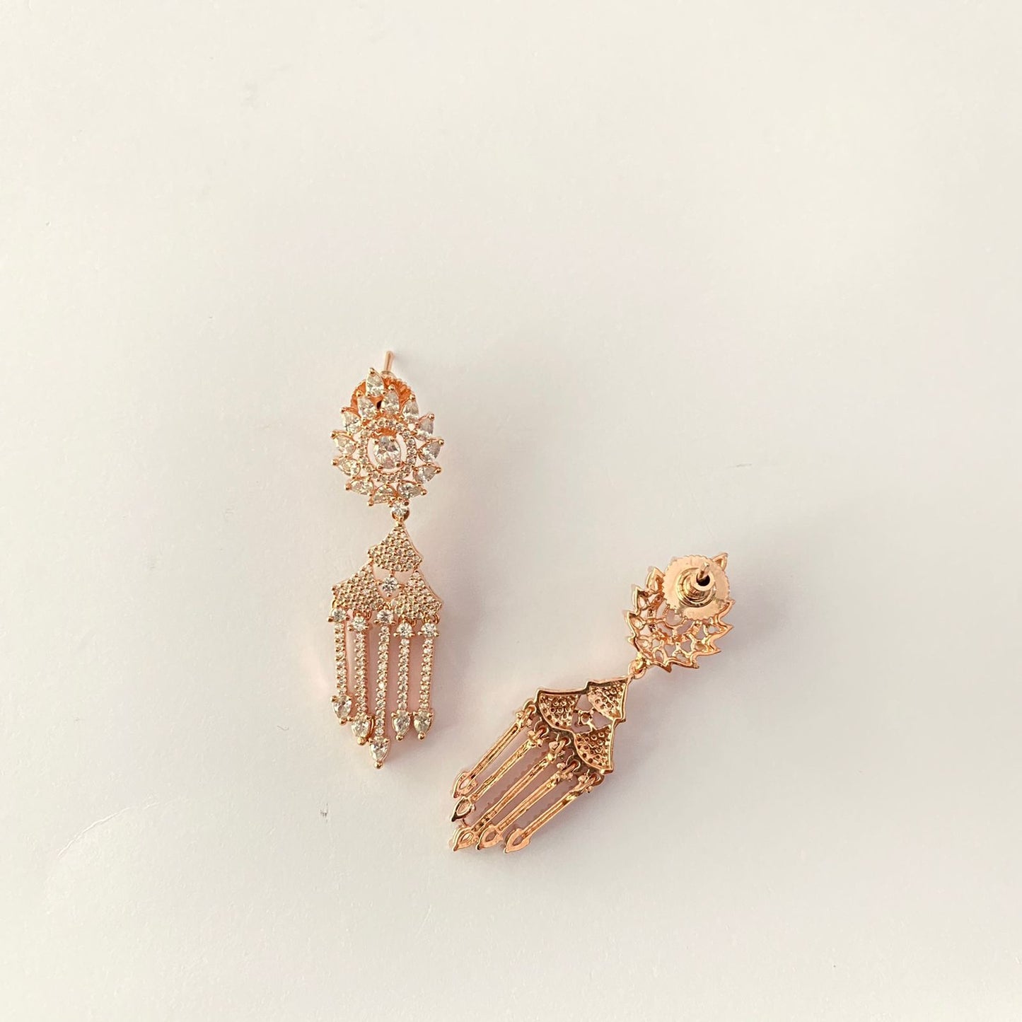 Rose Gold Diamond Small Earring