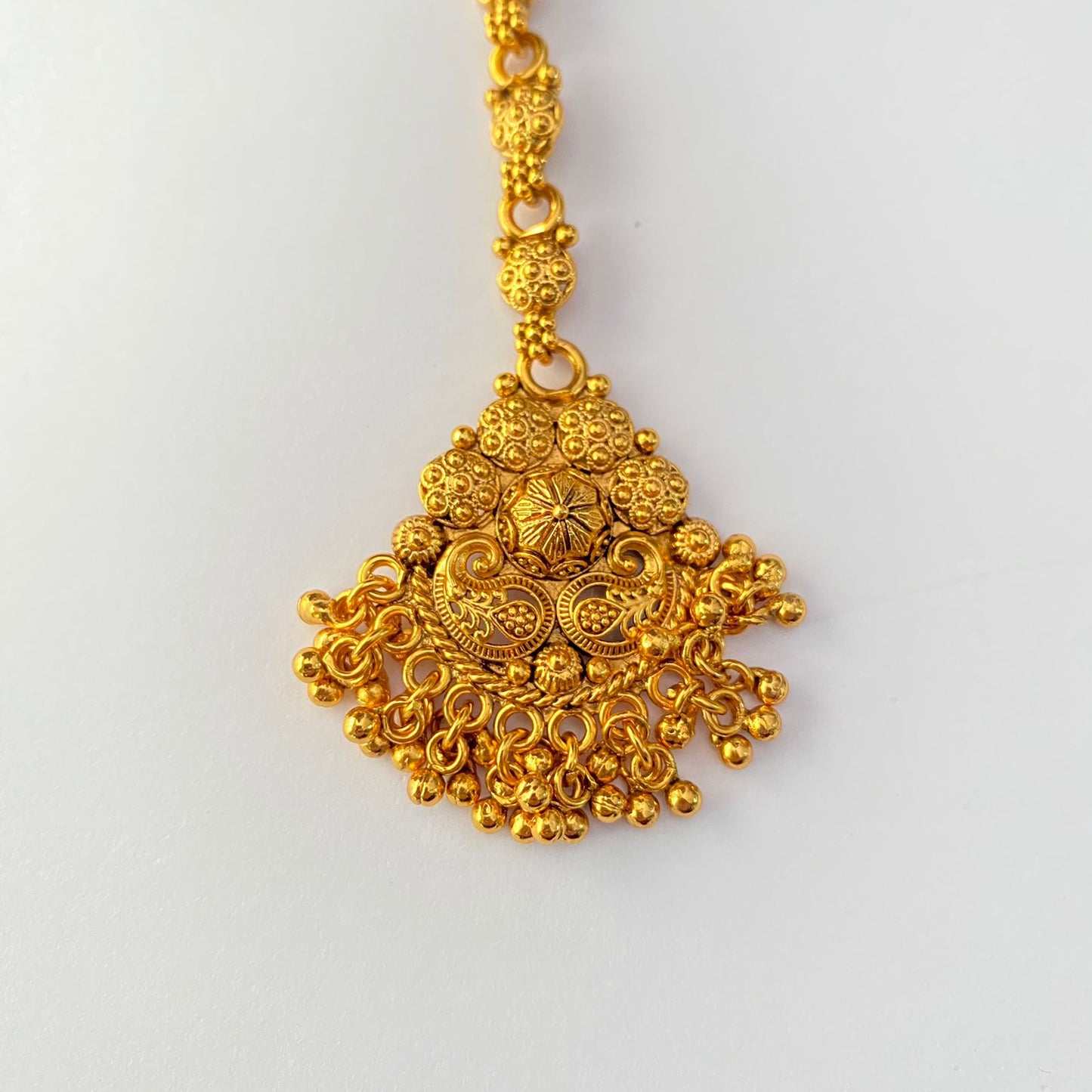 Temple look Antique Gold Plated Mangtika