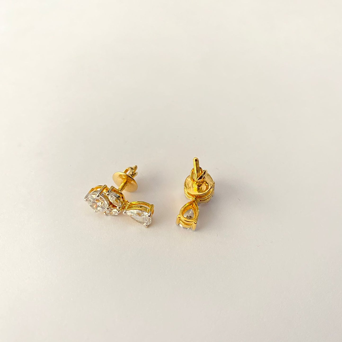 Gold Plated Pure Silver Earring.
