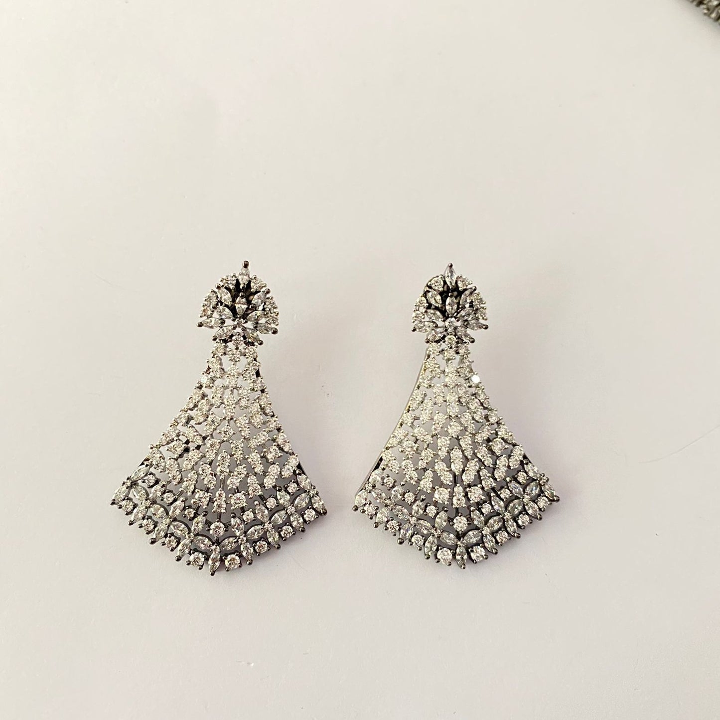 victorian ad stone big chokar necklace set