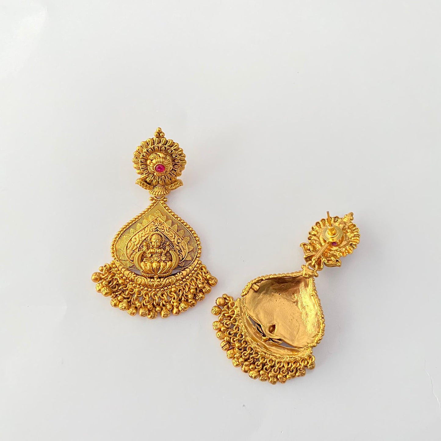 Gold Plated Laxmi Earring