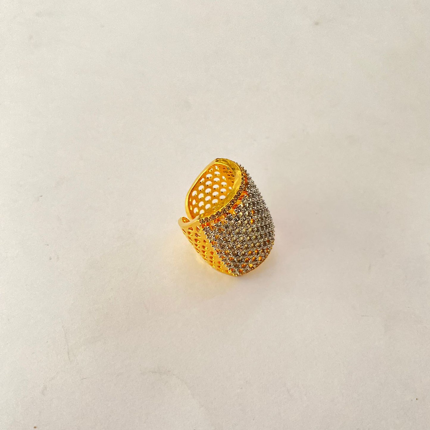 Diamond Gold Plated Ring