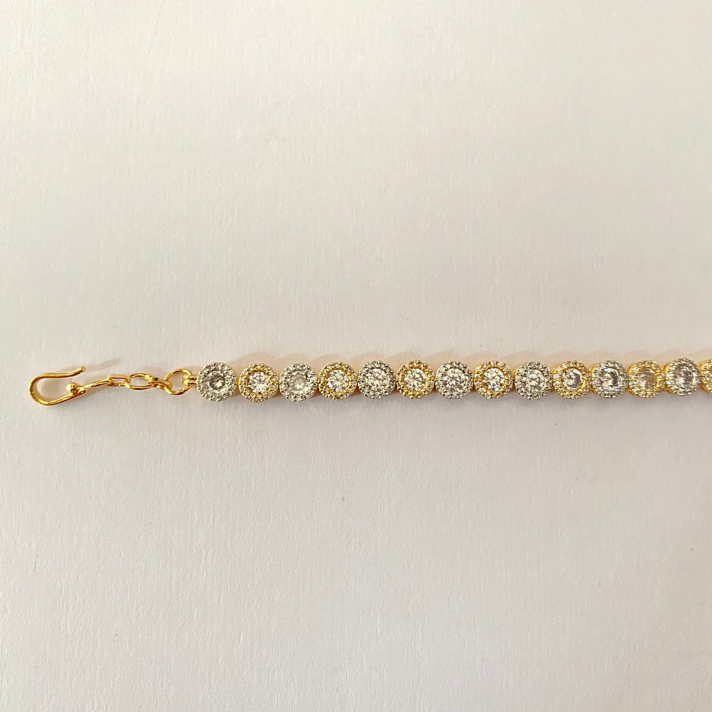 Gold Plated Tennis Bracelet