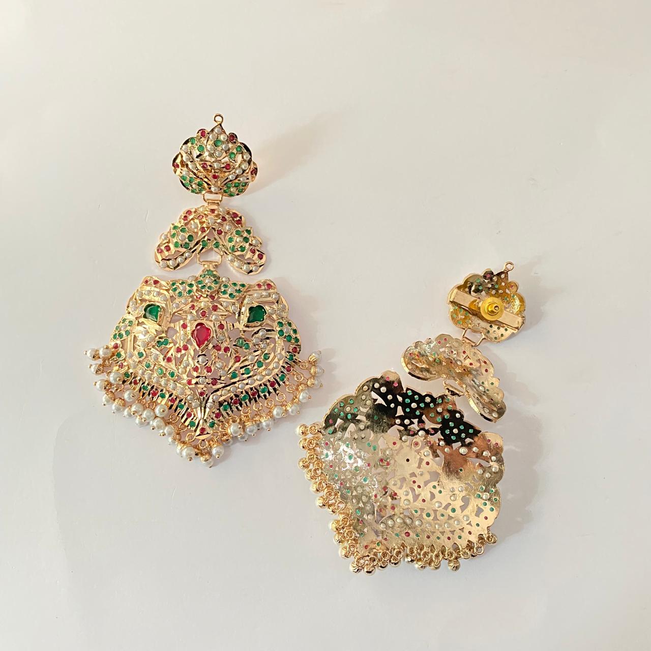 Jadau multi big chand Bali latest design