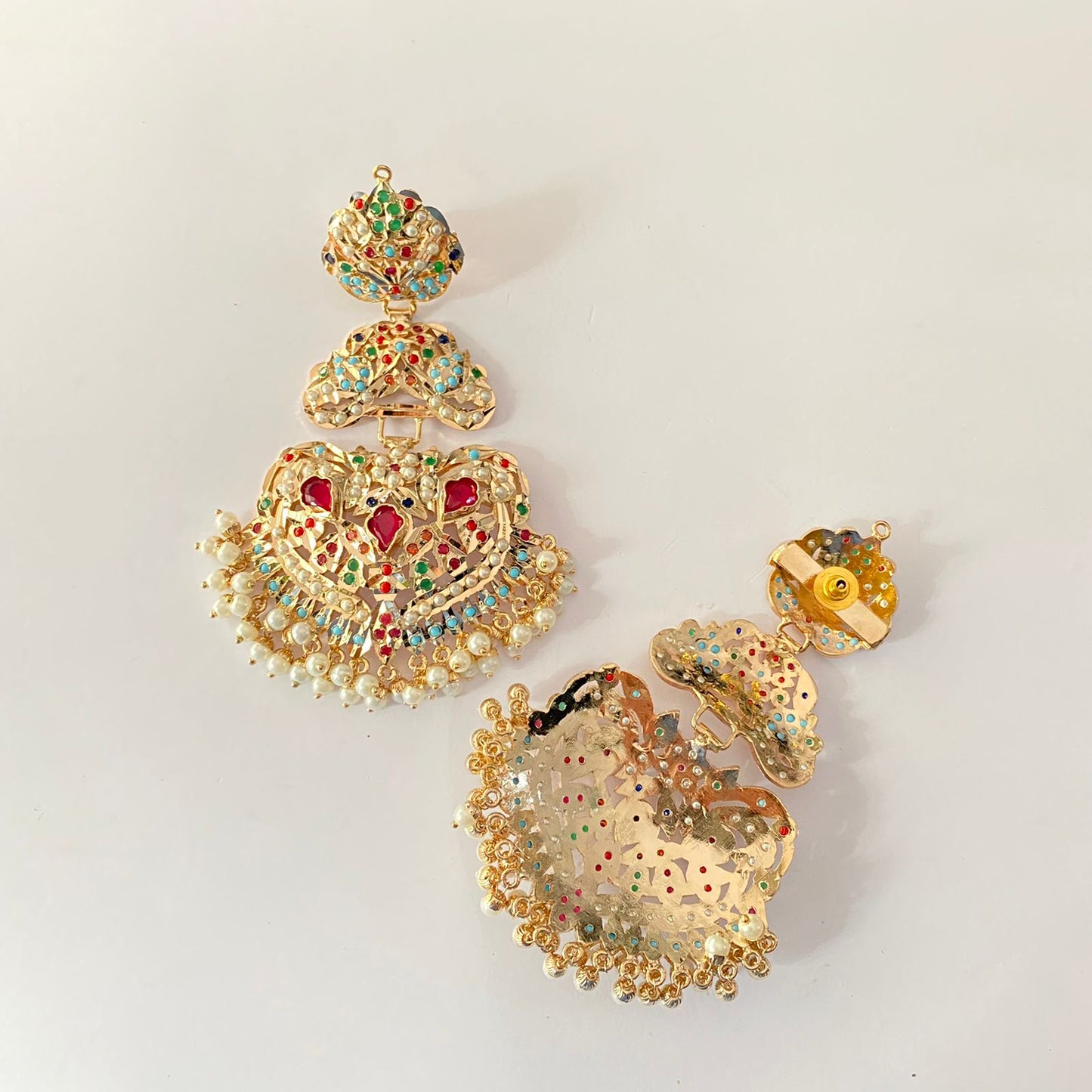 Multi Jadau Chand Bali