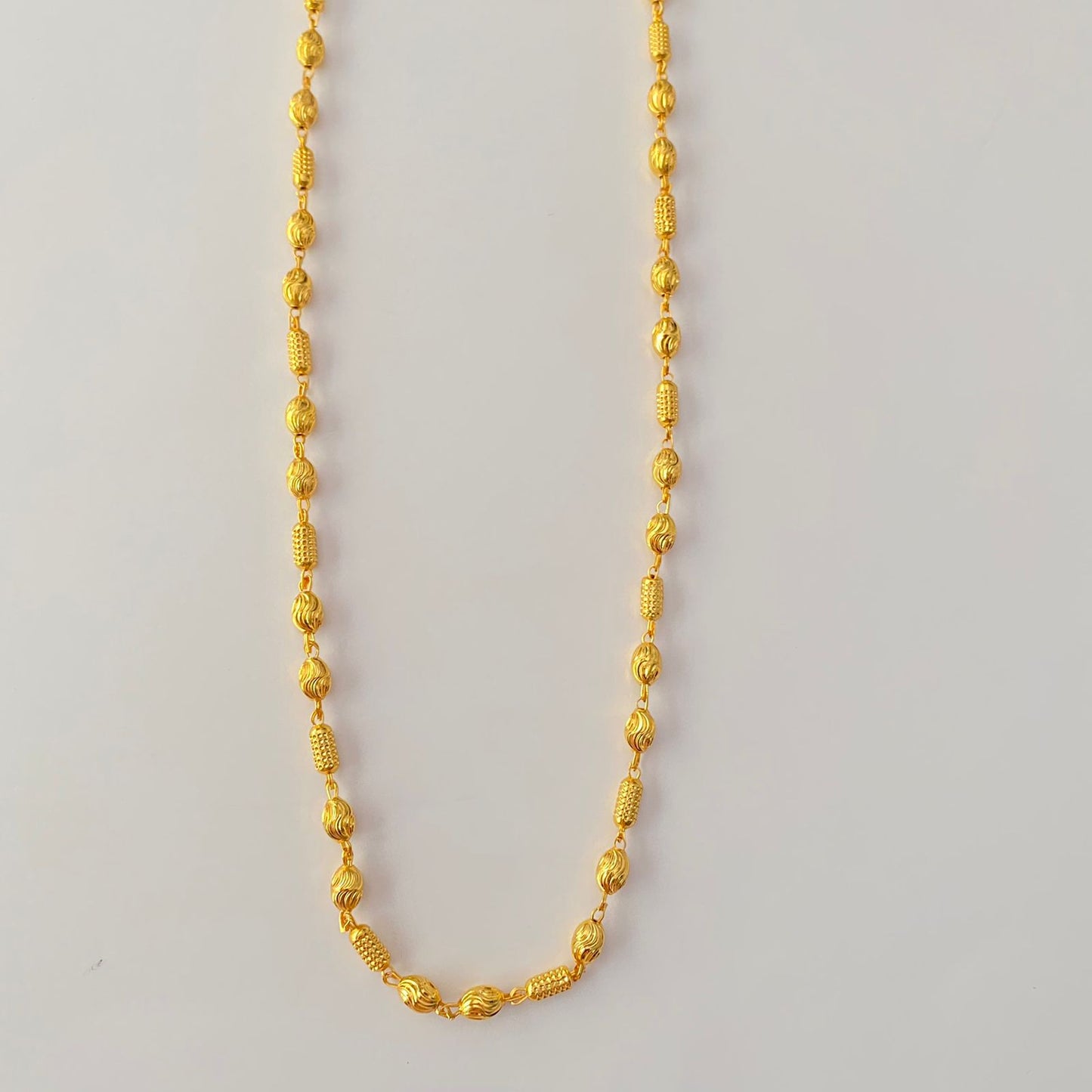 Gold Plated Matar Mala Chain