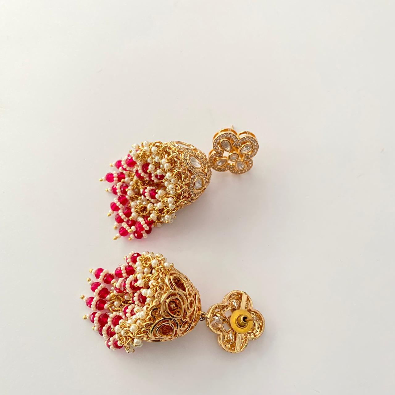 Ruby Pearl Jhumka