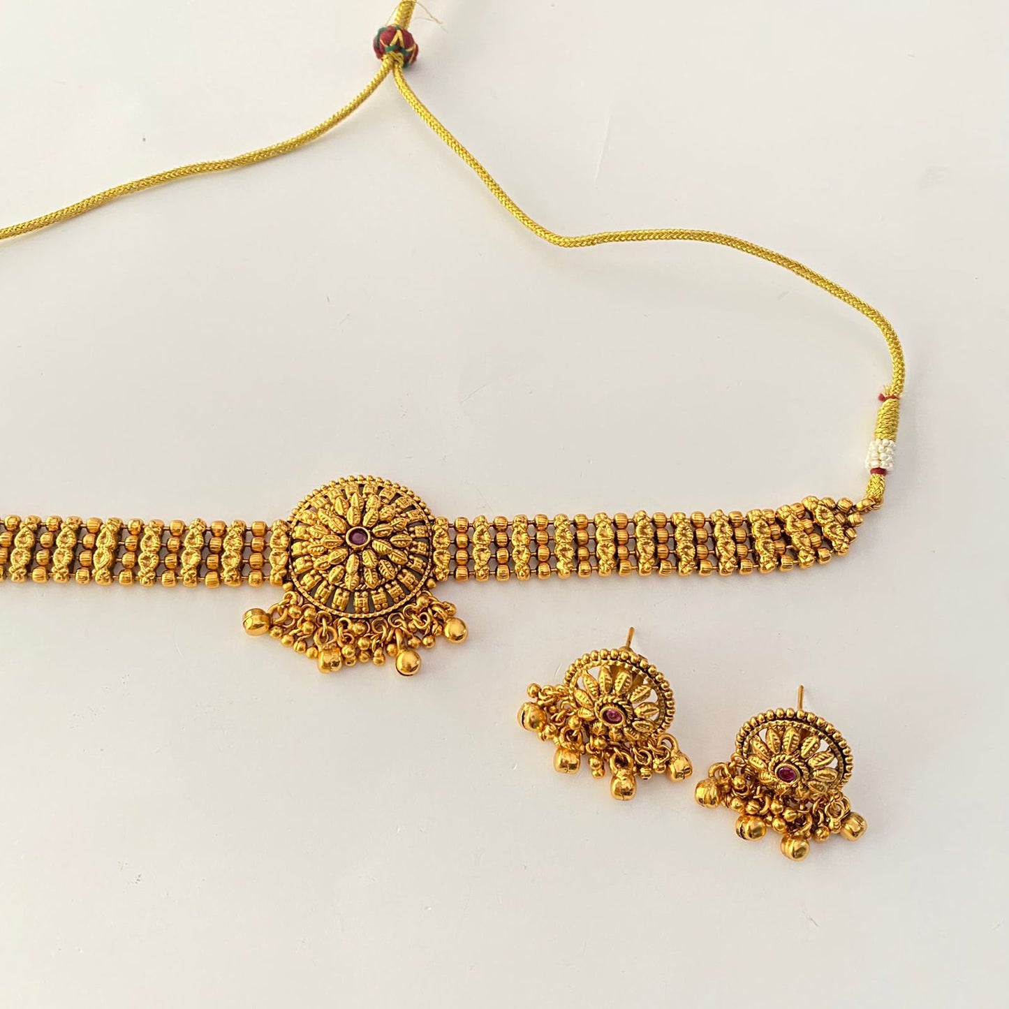 Gold Plated Choker Set