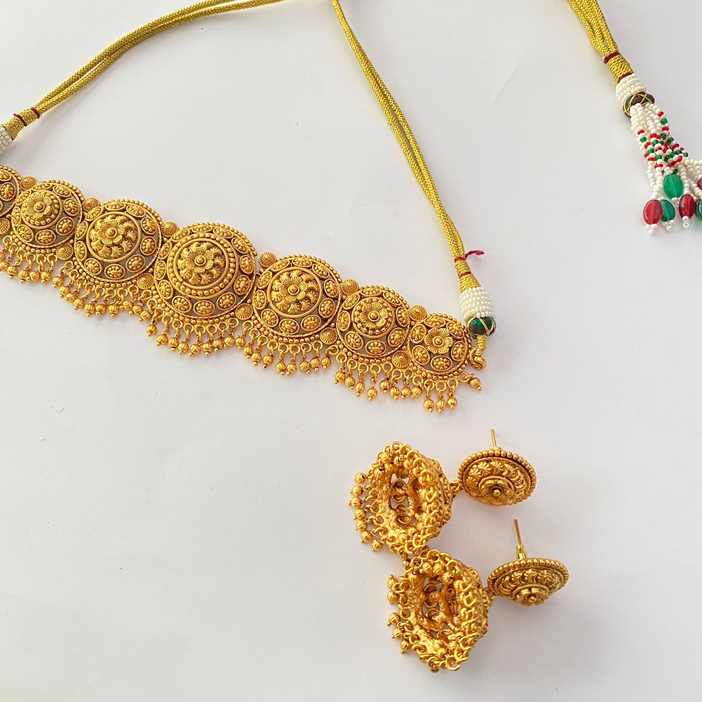 Gold Plated Choker Set