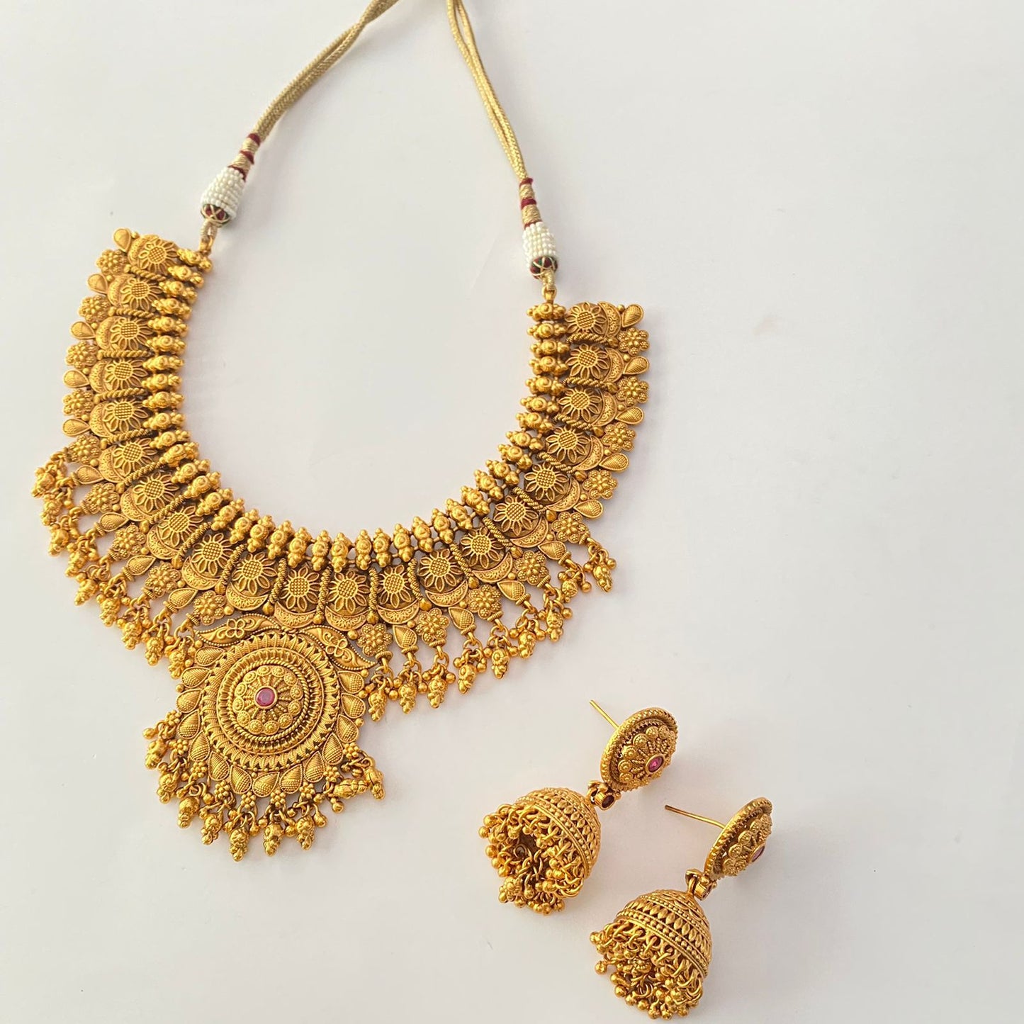 Gold Plated Necklace Set