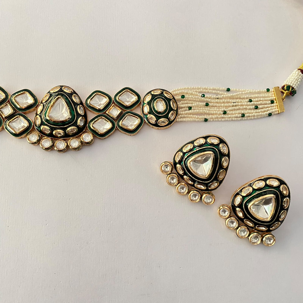 Polki Kundan Choker Set