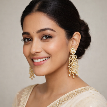 Gold Plated Dangler Earring