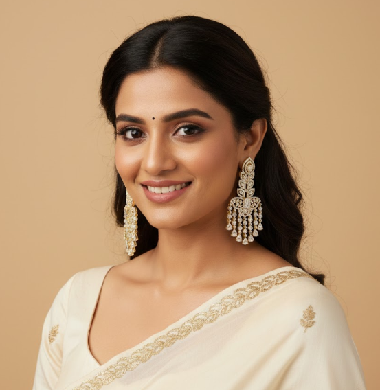 Gold Plated Dangler Earring