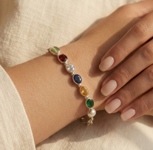 Pure Silver Multi  Bracelet Rakhi