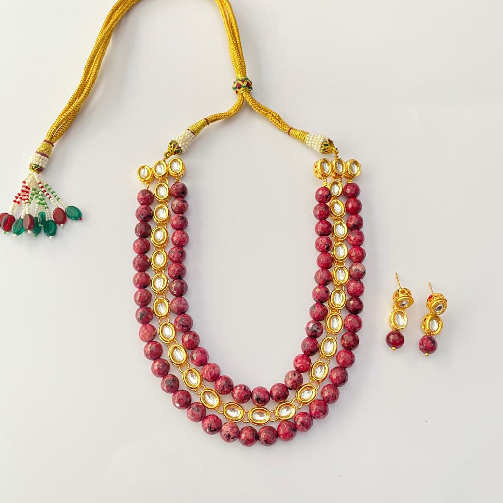 Kundan Polki  Party Wear Necklace