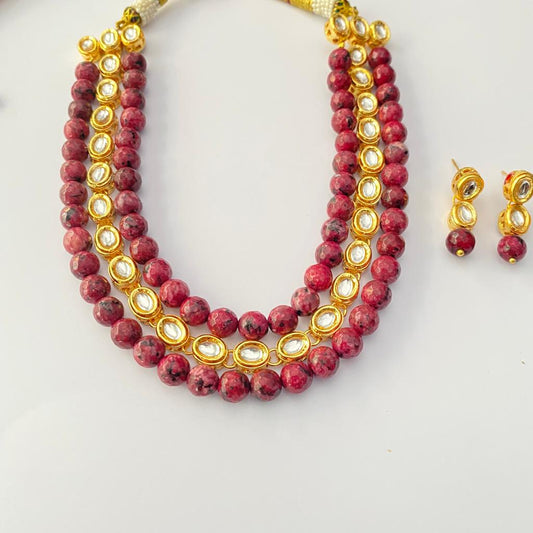 Kundan Polki  Party Wear Necklace