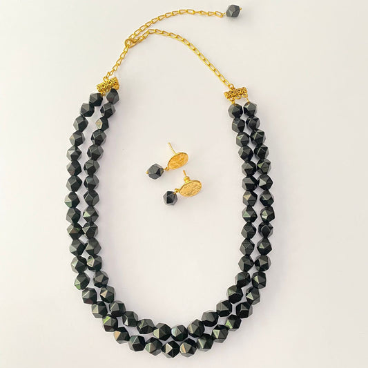 Black Stone Necklace