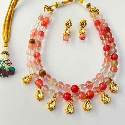 Multi Color Kundan Necklace