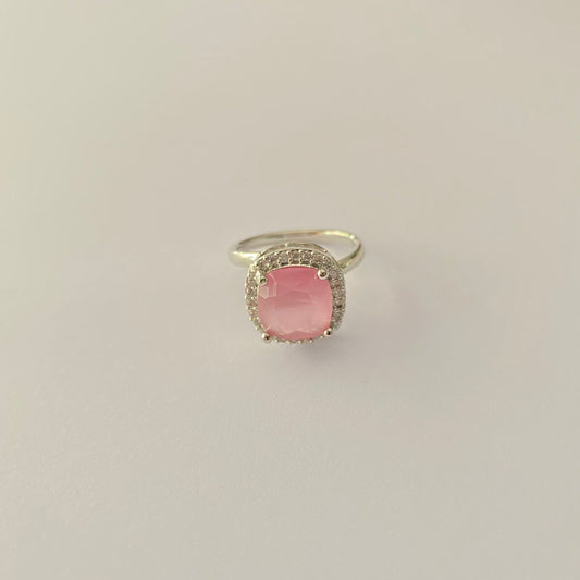 Diamond Pink Classic Ring