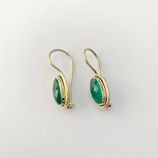 Emerald Pure Silver 92.5 Earring Latest Design For Daily wear