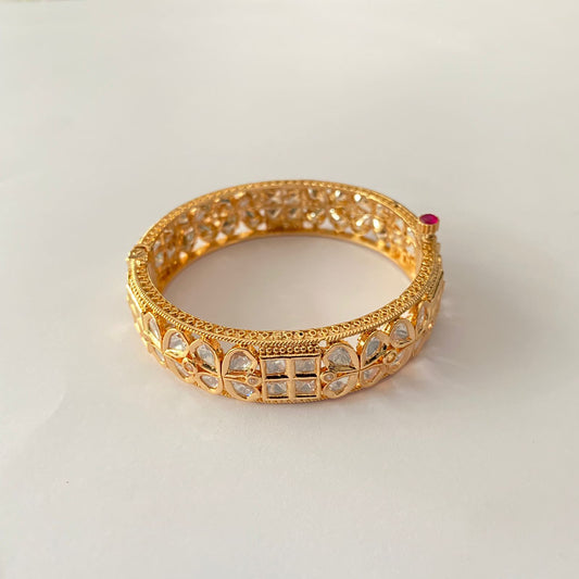 Openable Kundan Single Bangle