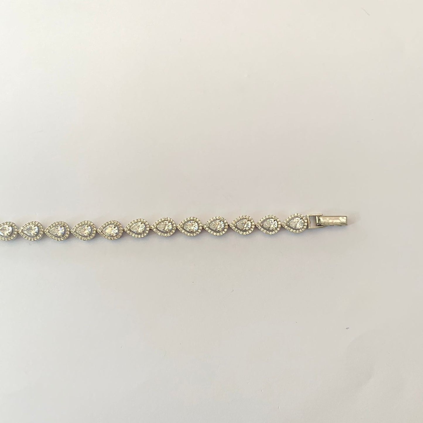 Silver Plated Diamond Bracelet
