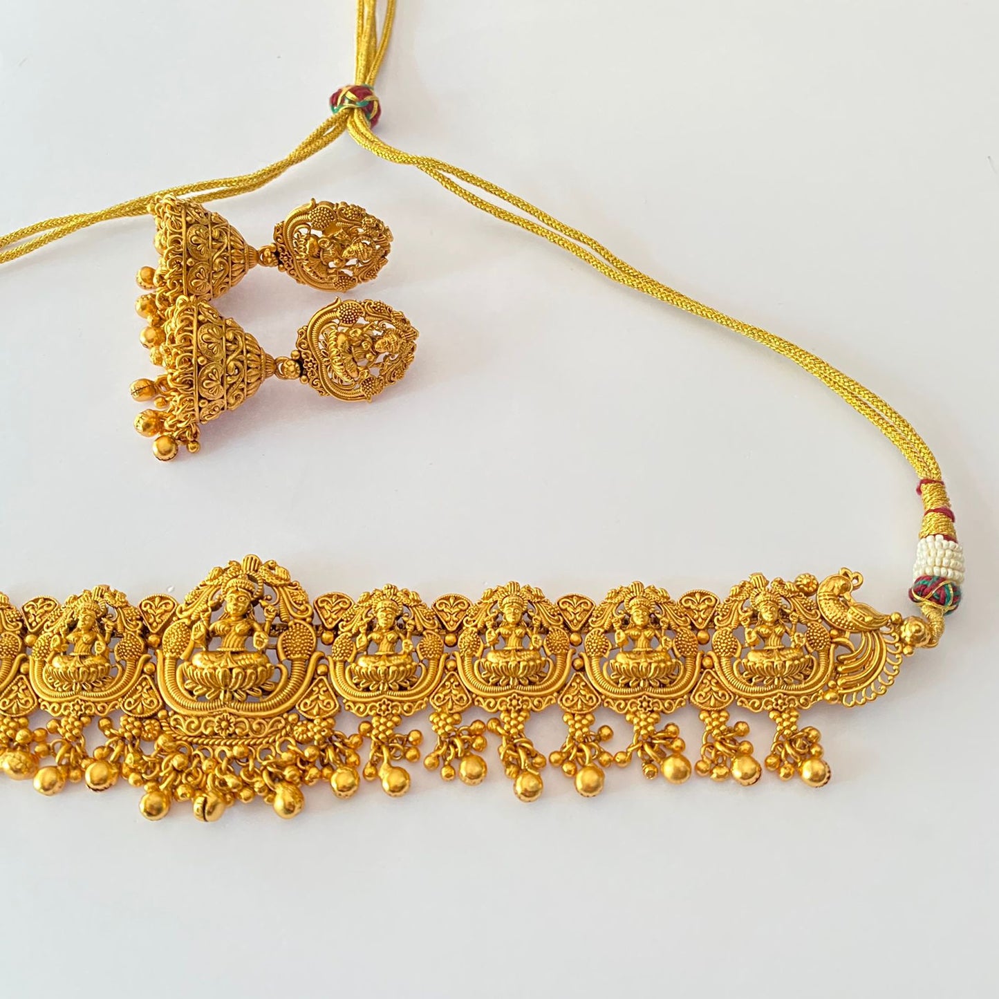 Lakshmi Gold Plated Necklace Set