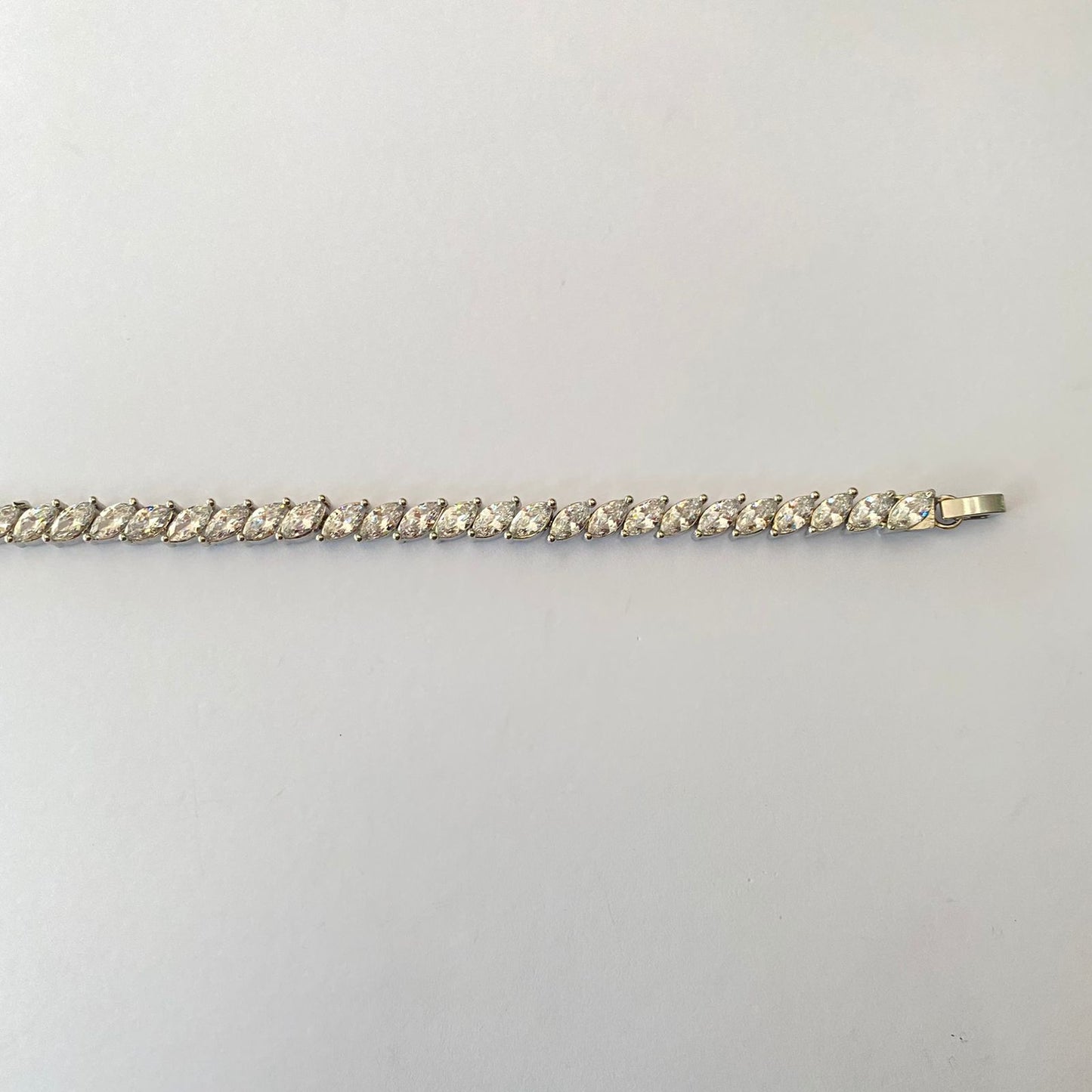 Diamond Silver Plated Bracelet