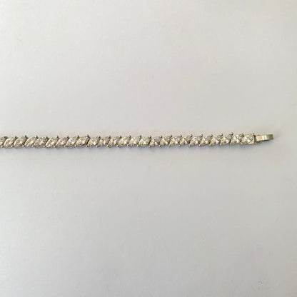 Diamond Silver Plated Bracelet