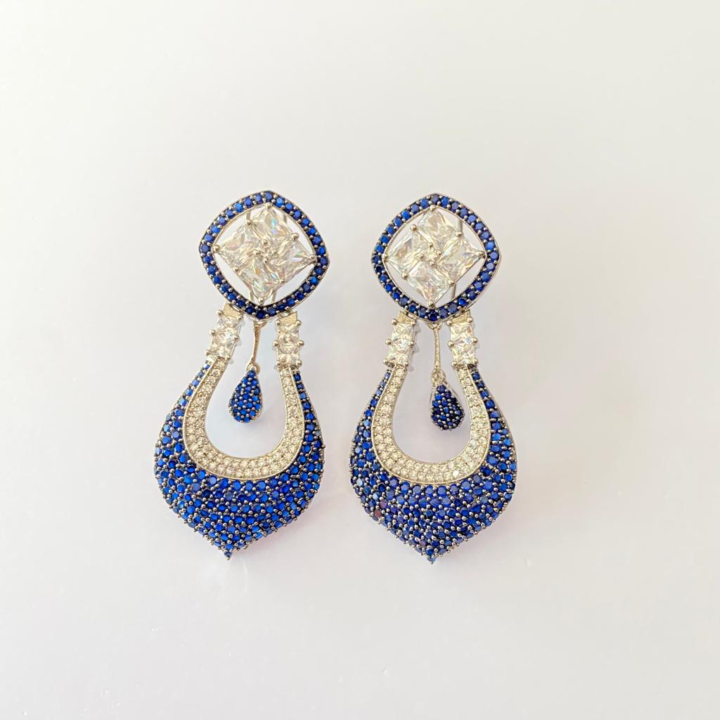 Blue Diamond Latest design Classic Earring