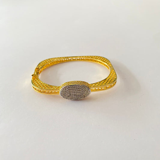 Gold Plated Diamond Bracelet