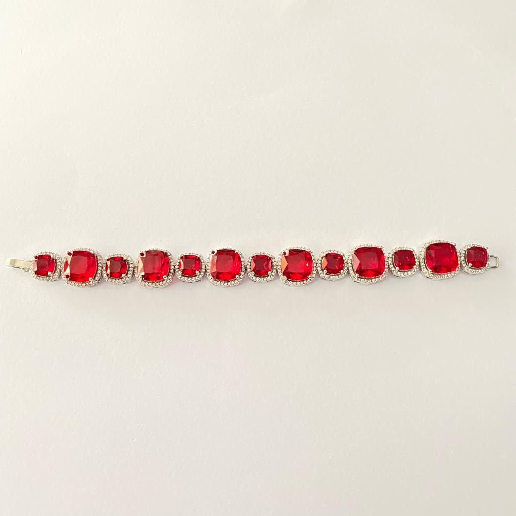 Ruby Diamond Classic Bracelet