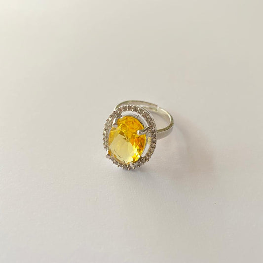 Yellow Diamond Classic Latest Design Ring