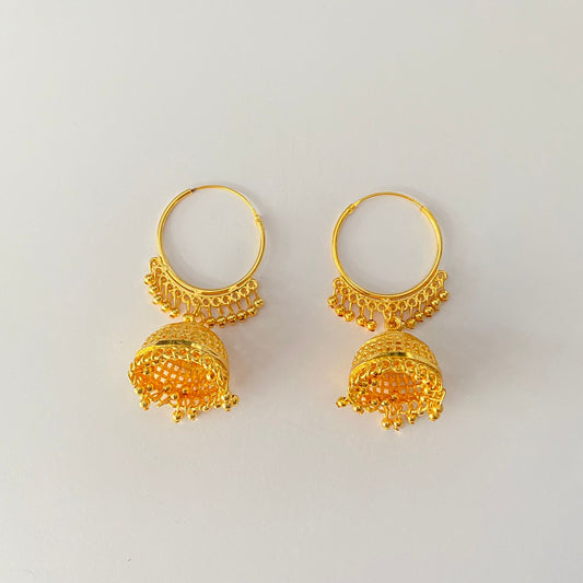 Gold Plated Jhumka Earring