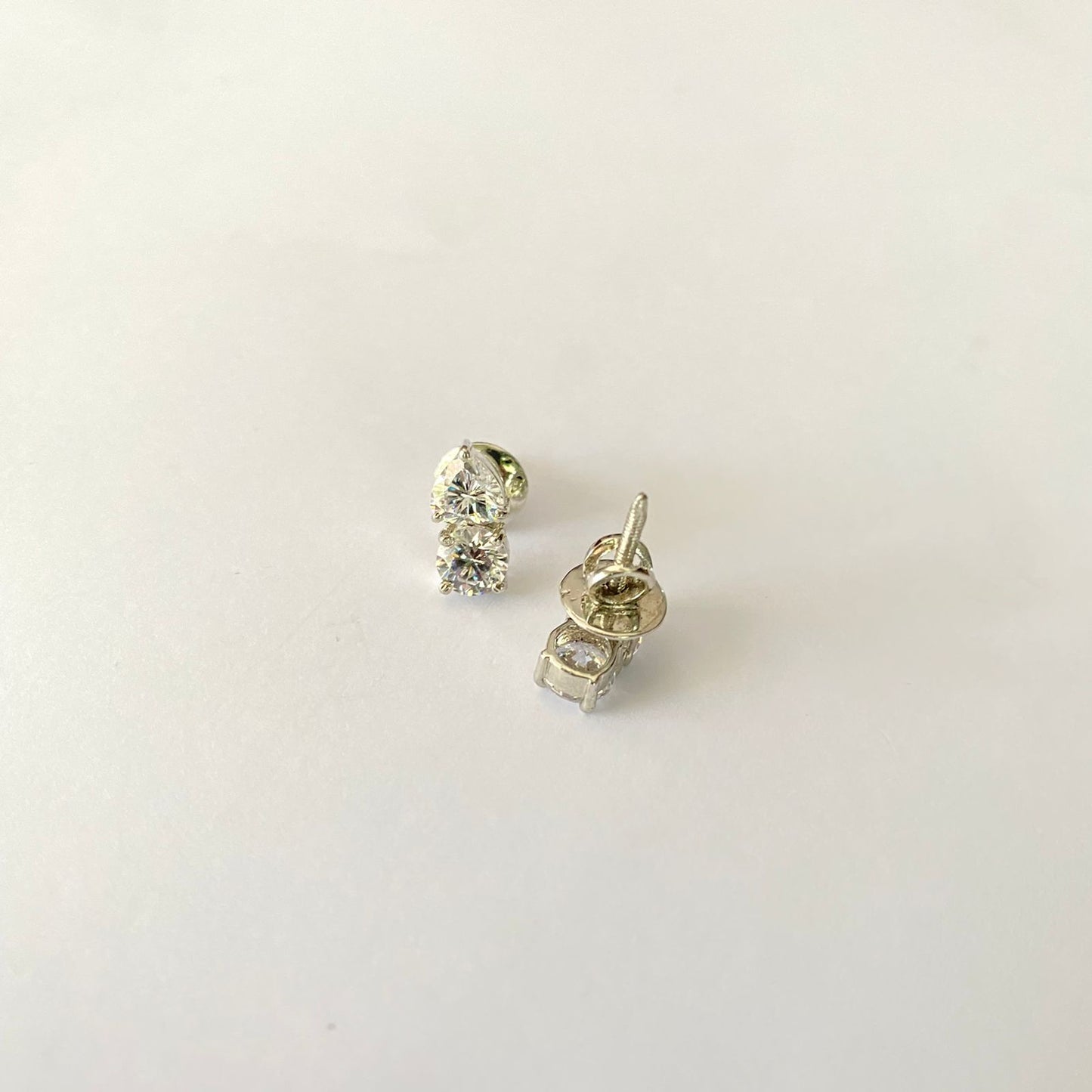 Diamond Pure Silver 92.5 Stud