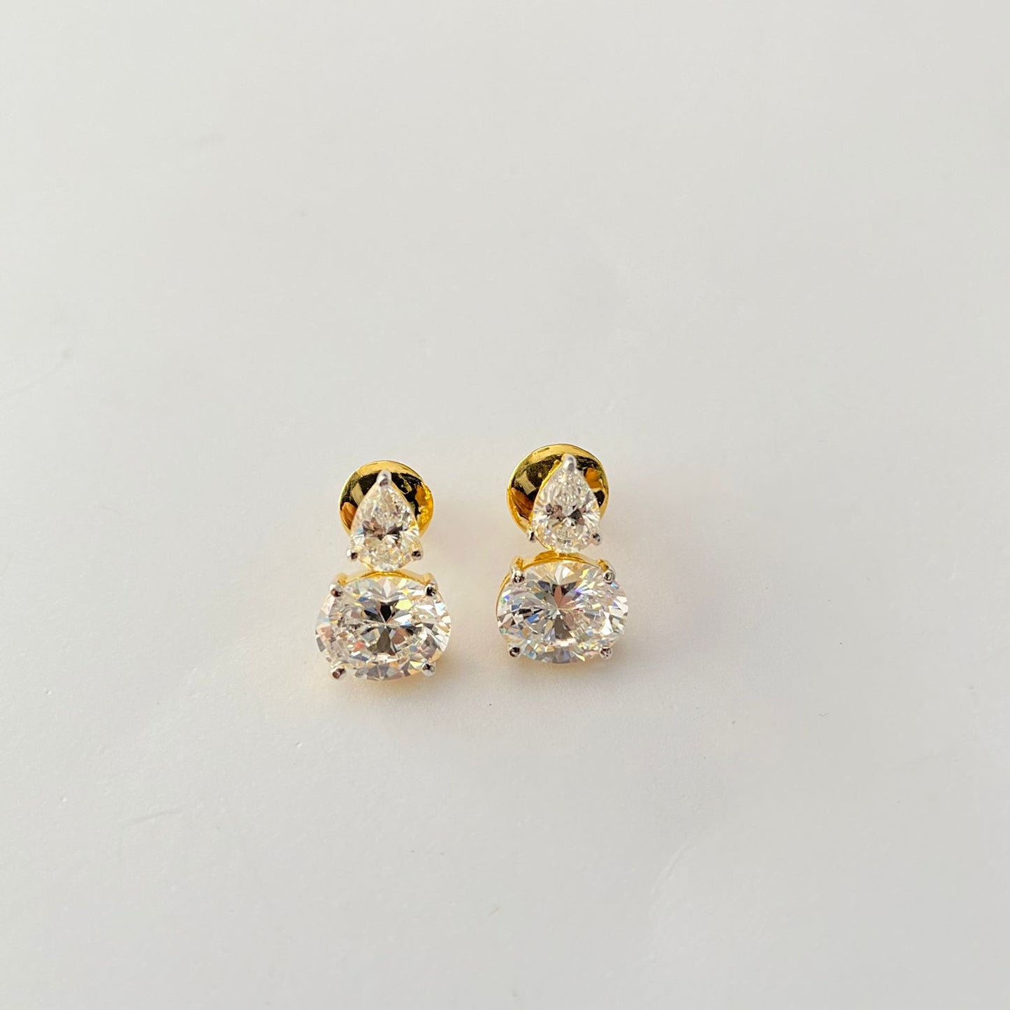 Pure Silver 92.5 Diamond Earring