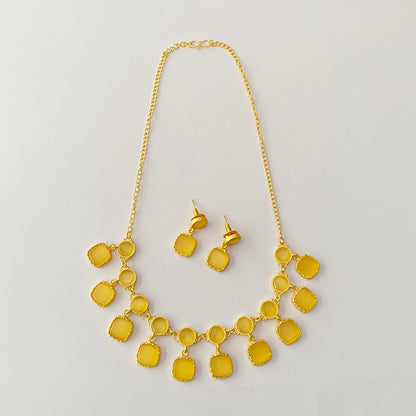 Yellow Candy Necklace