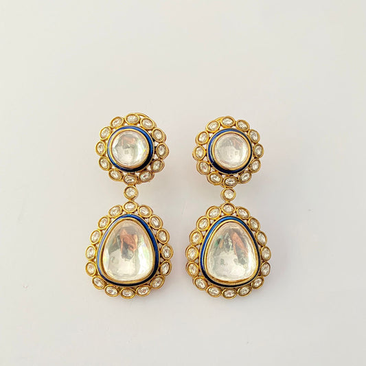 Gold Plated Polki Earring