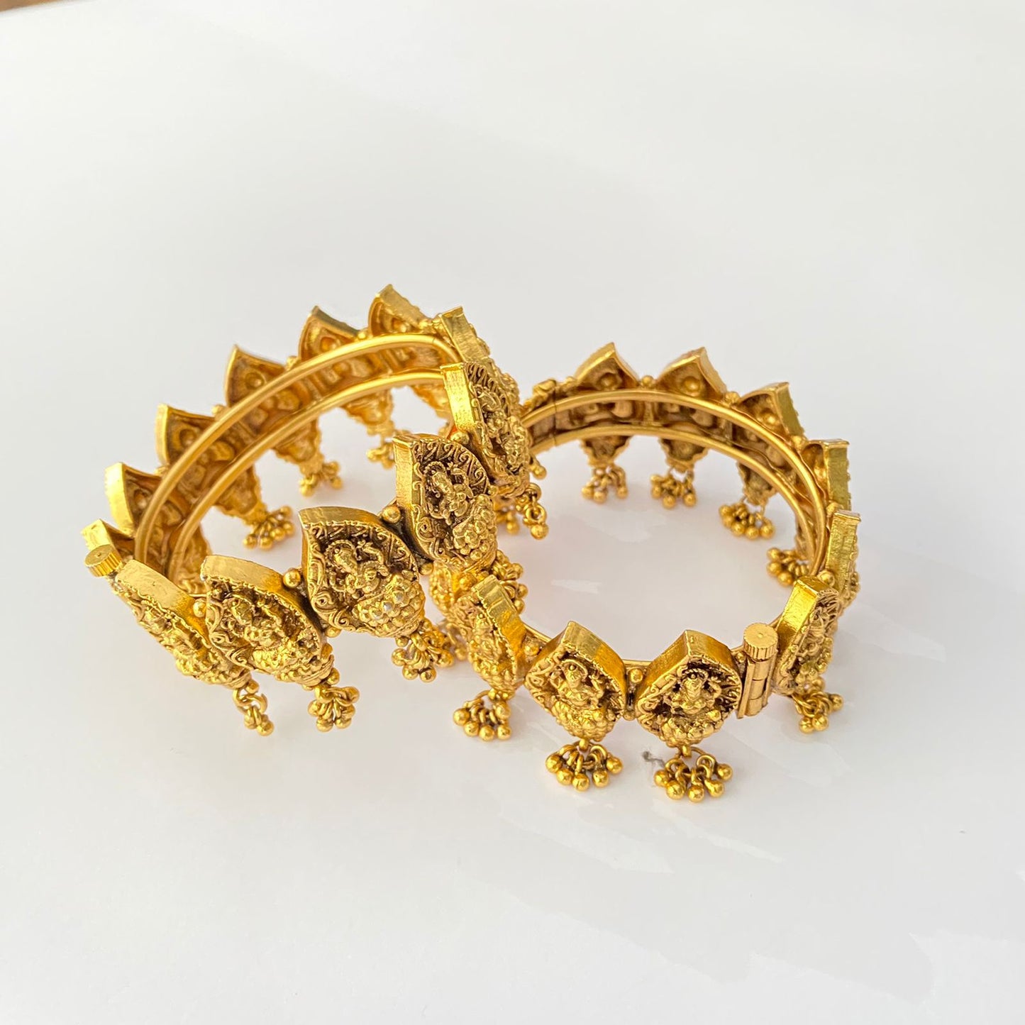 Gold Plated Laxmi Traditional Bangle